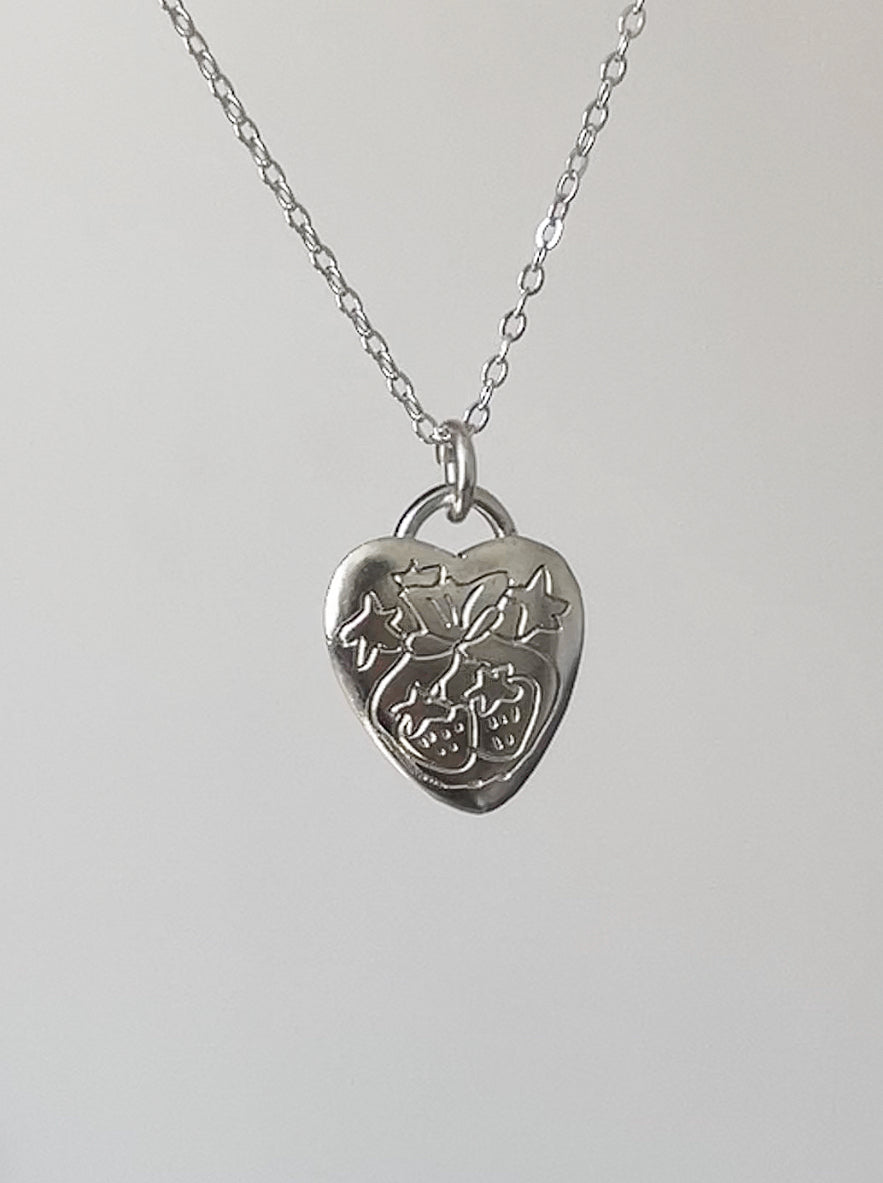The strawberry bag necklace S925