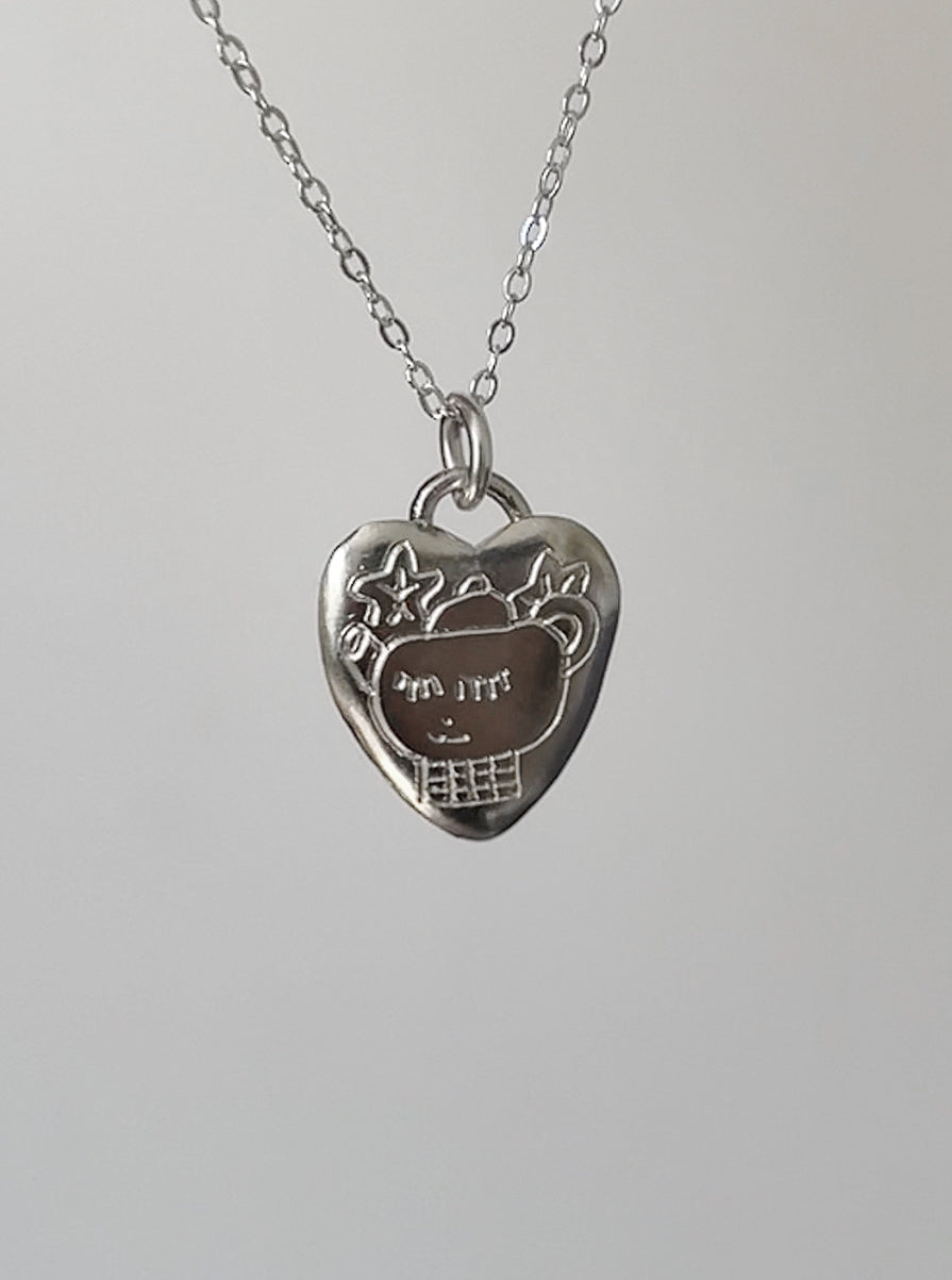The shy teapot no.2 necklace S925