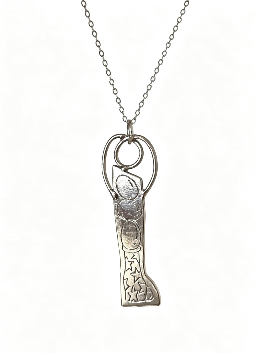 Egg boots necklace S925