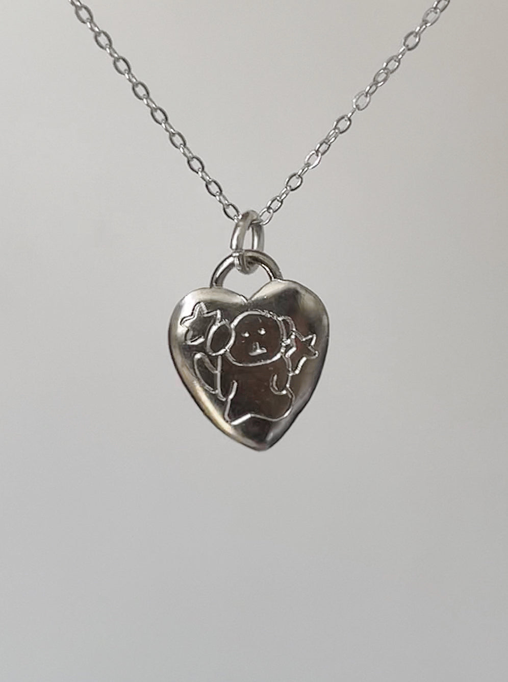 The starry puppy necklace S925