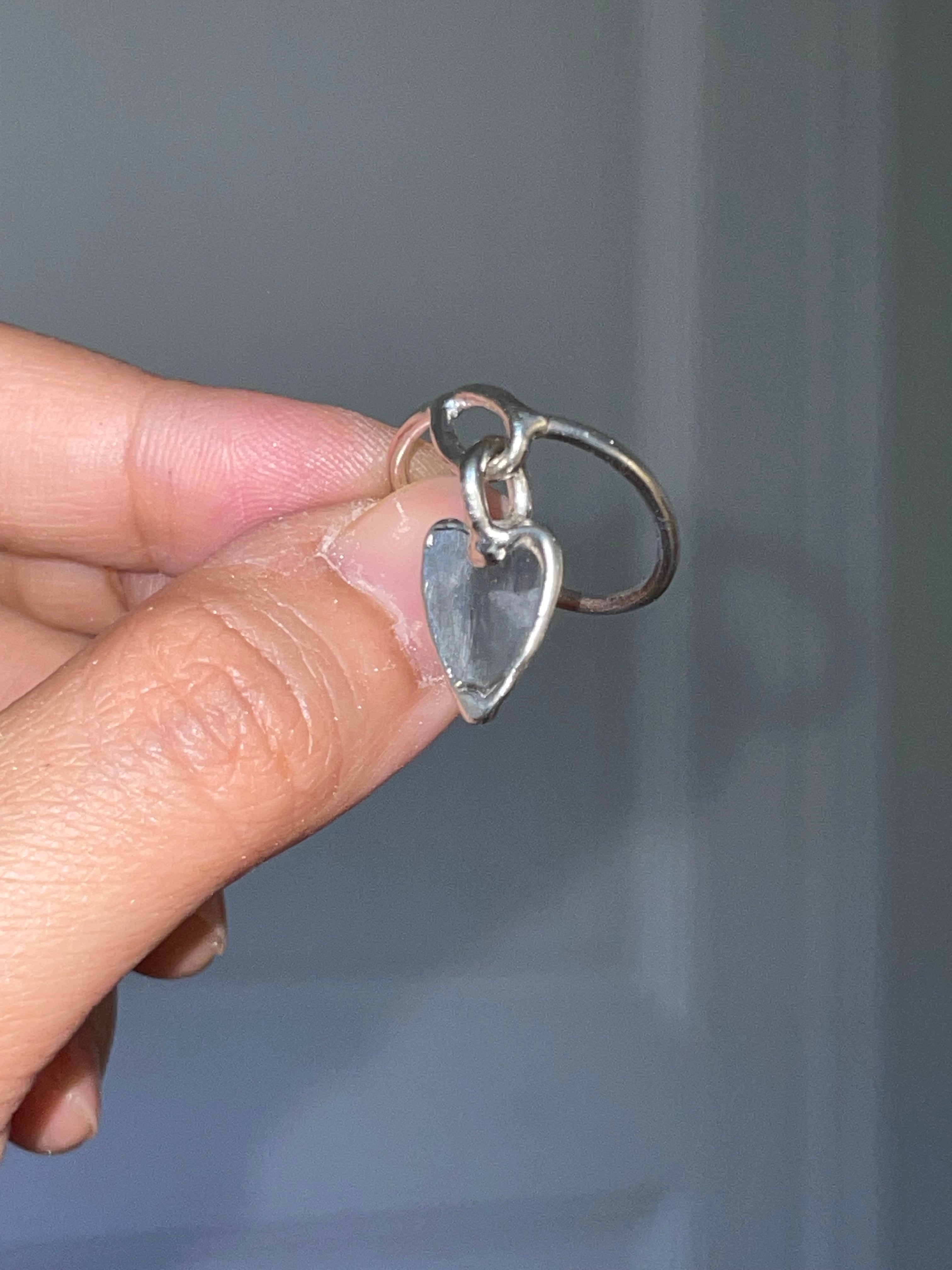 Heart Charmed Ring S925