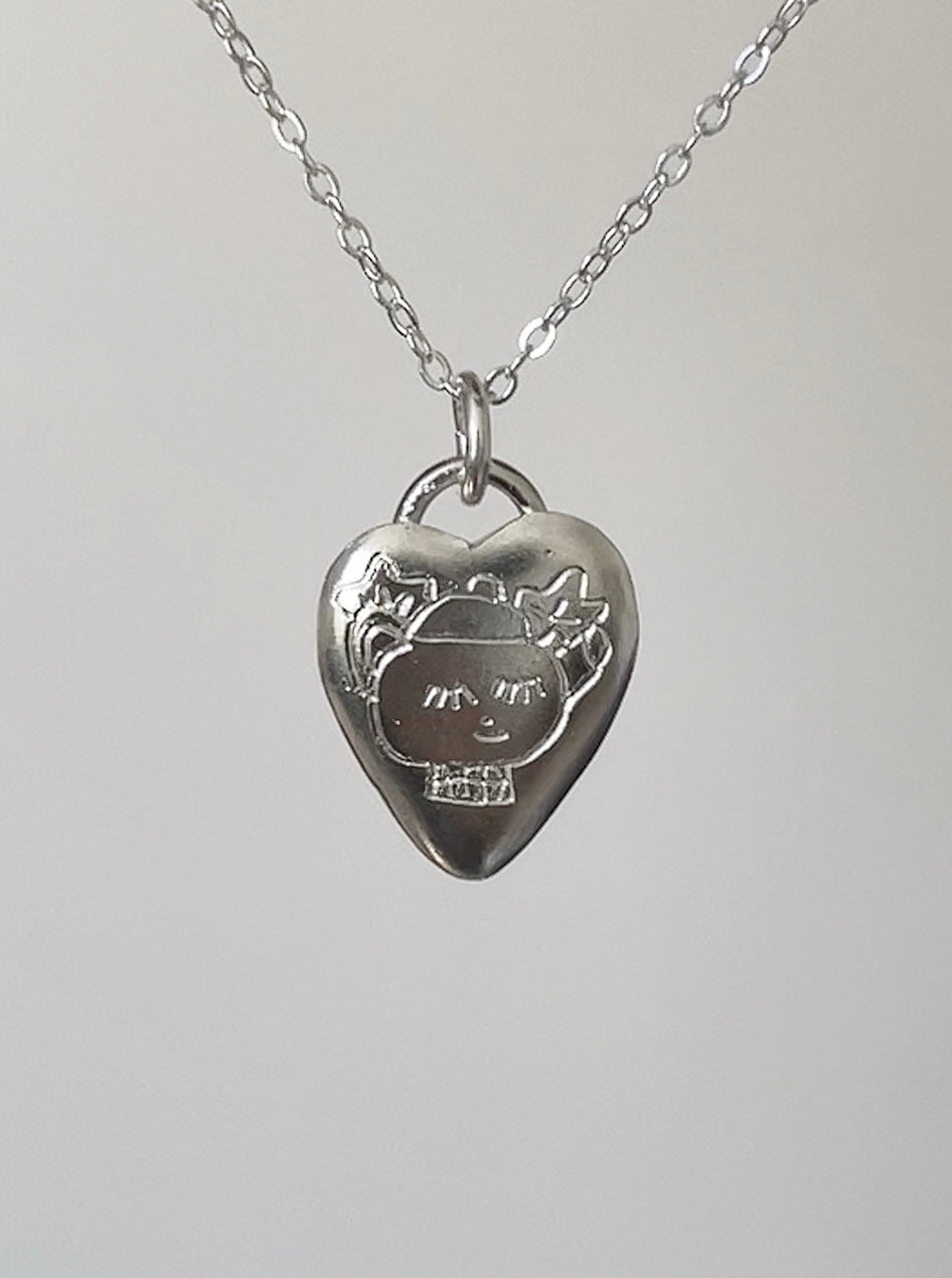 The shy teapot necklace S925