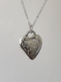 The floral puppy necklace S925