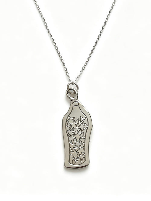Wish bottle necklace S925
