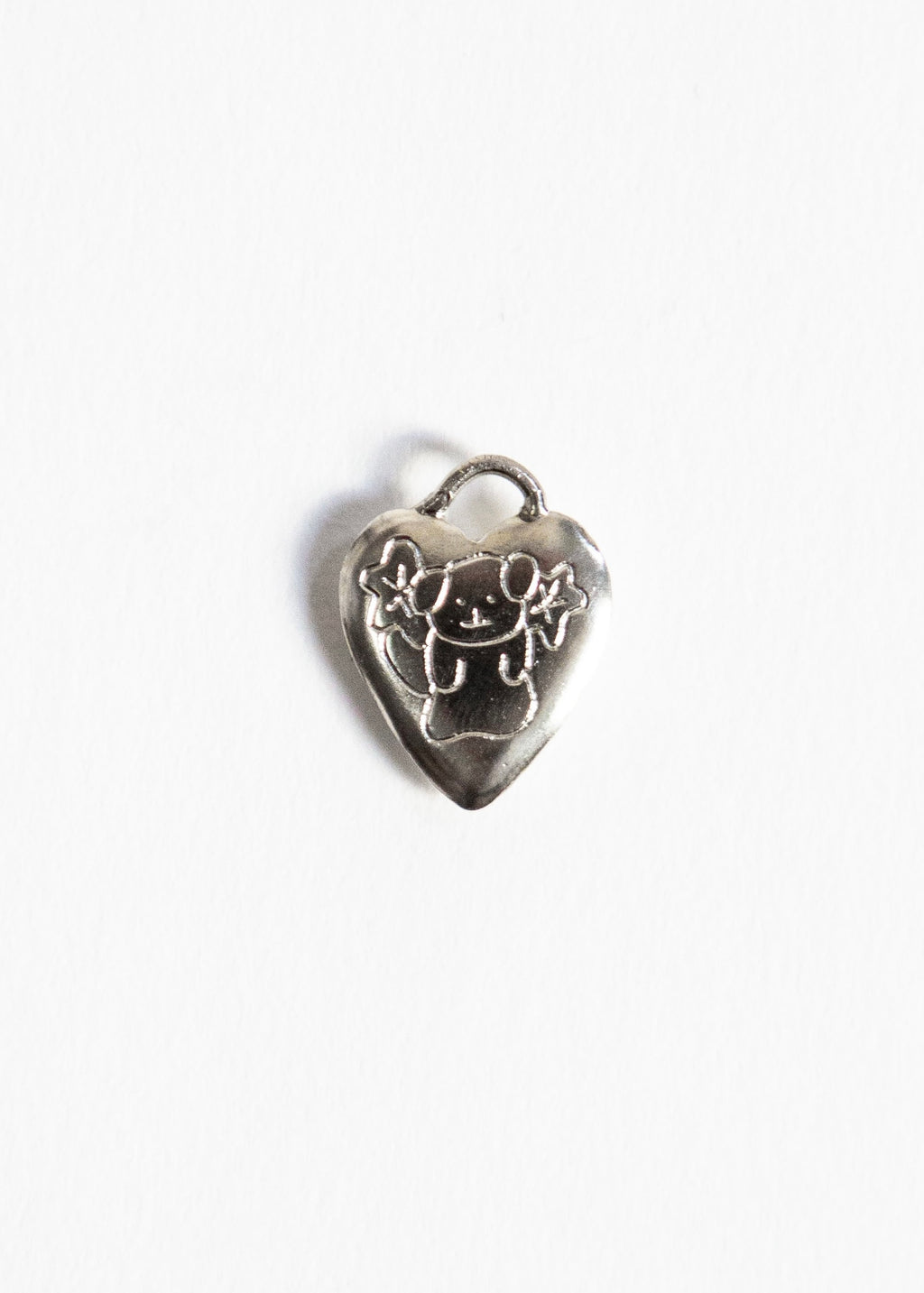 The floral puppy necklace S925