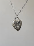 The reading kitten necklace S925