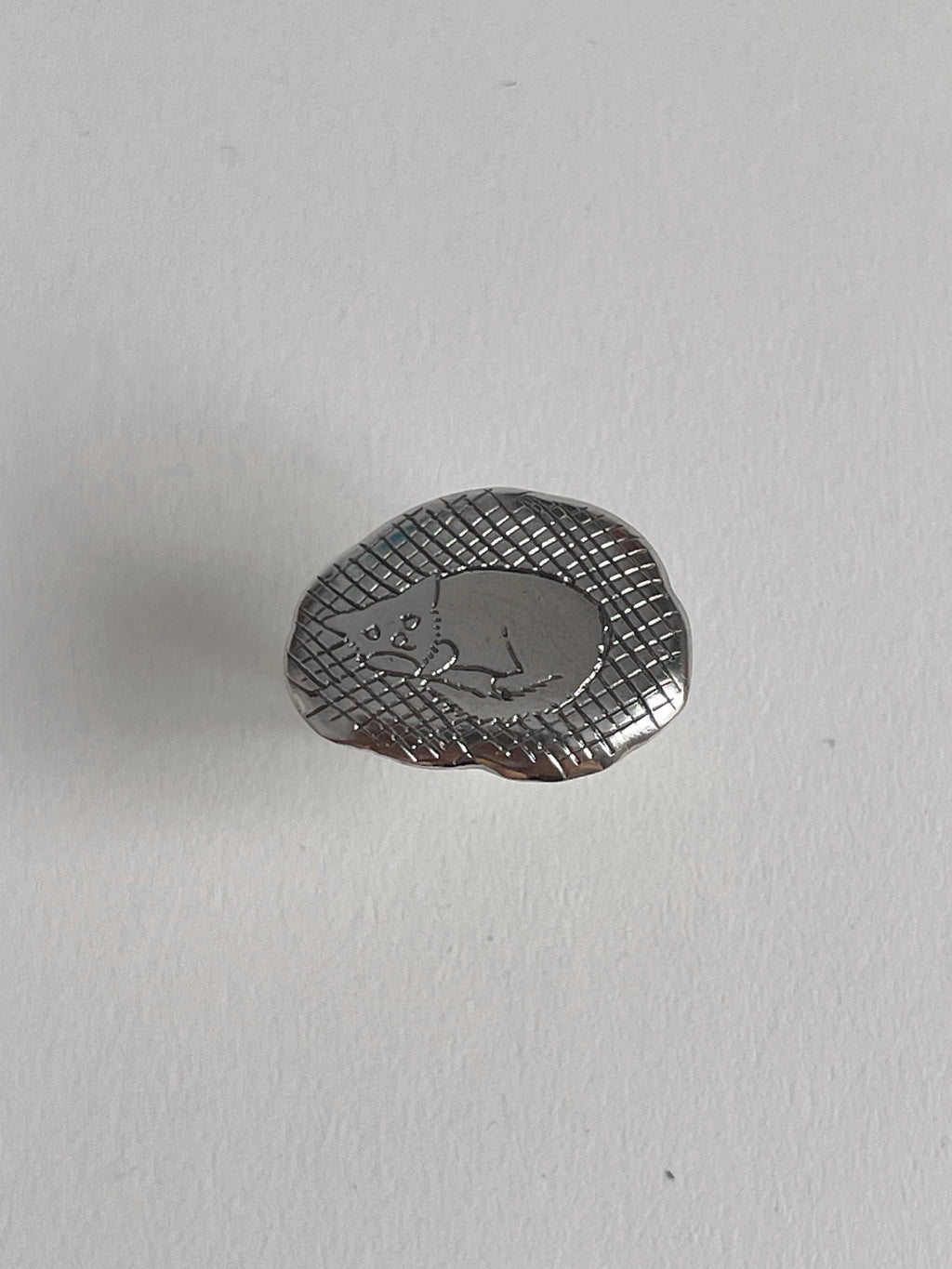 The Sleepy Kitten Ring S925